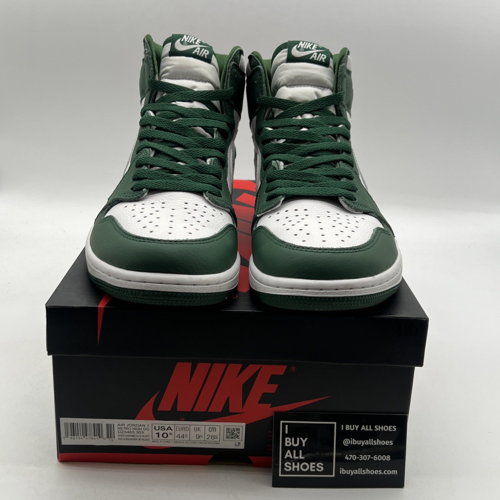 Size 10.5 - Air Jordan 1 Retro OG High Gorge Green (DZ5485-303)