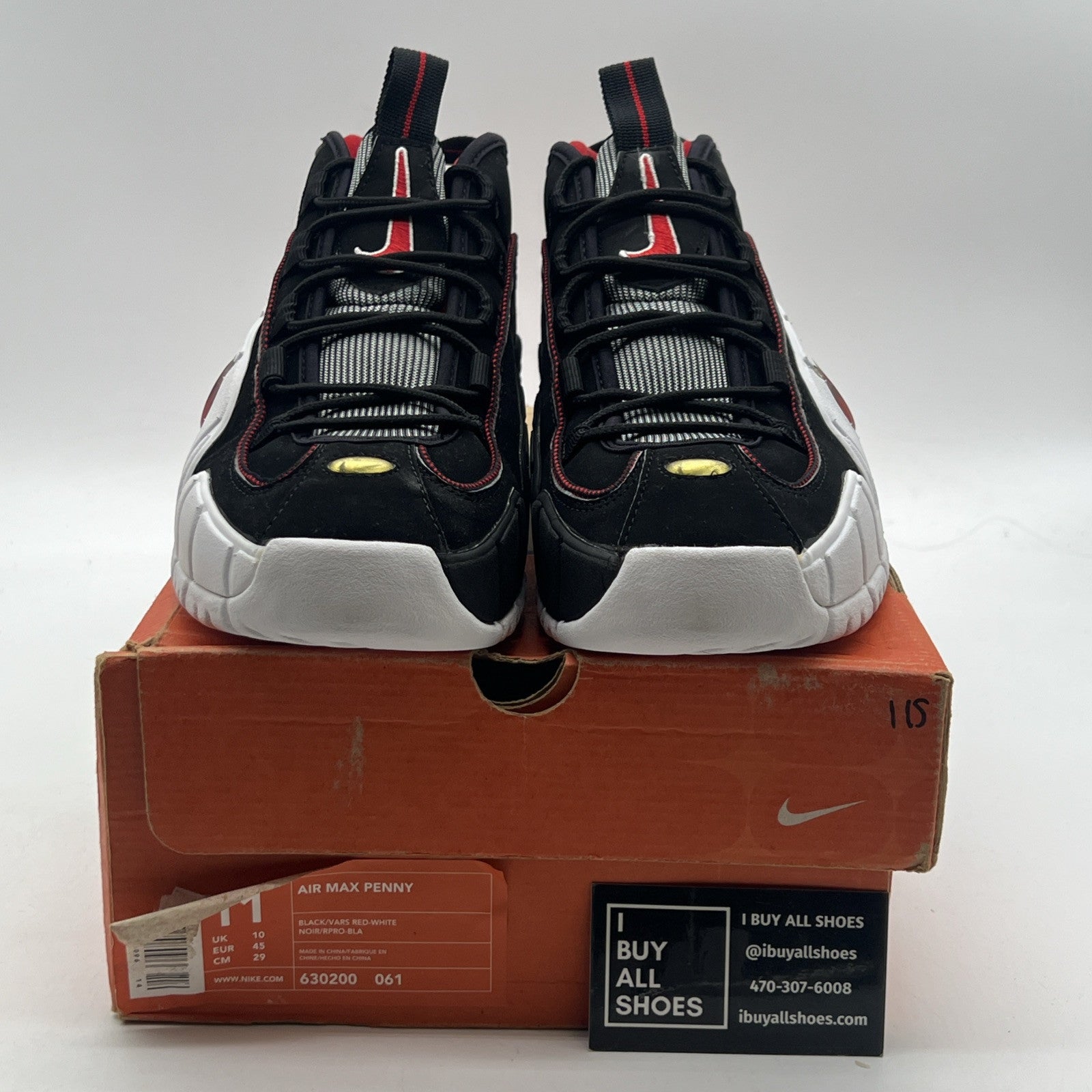 Size 11 - Nike Air Max Penny Black (630200-061)