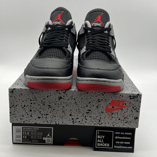 Size 11.5 - Air Jordan 4 Retro OG Mid Bred 2019 (FV5029-006)