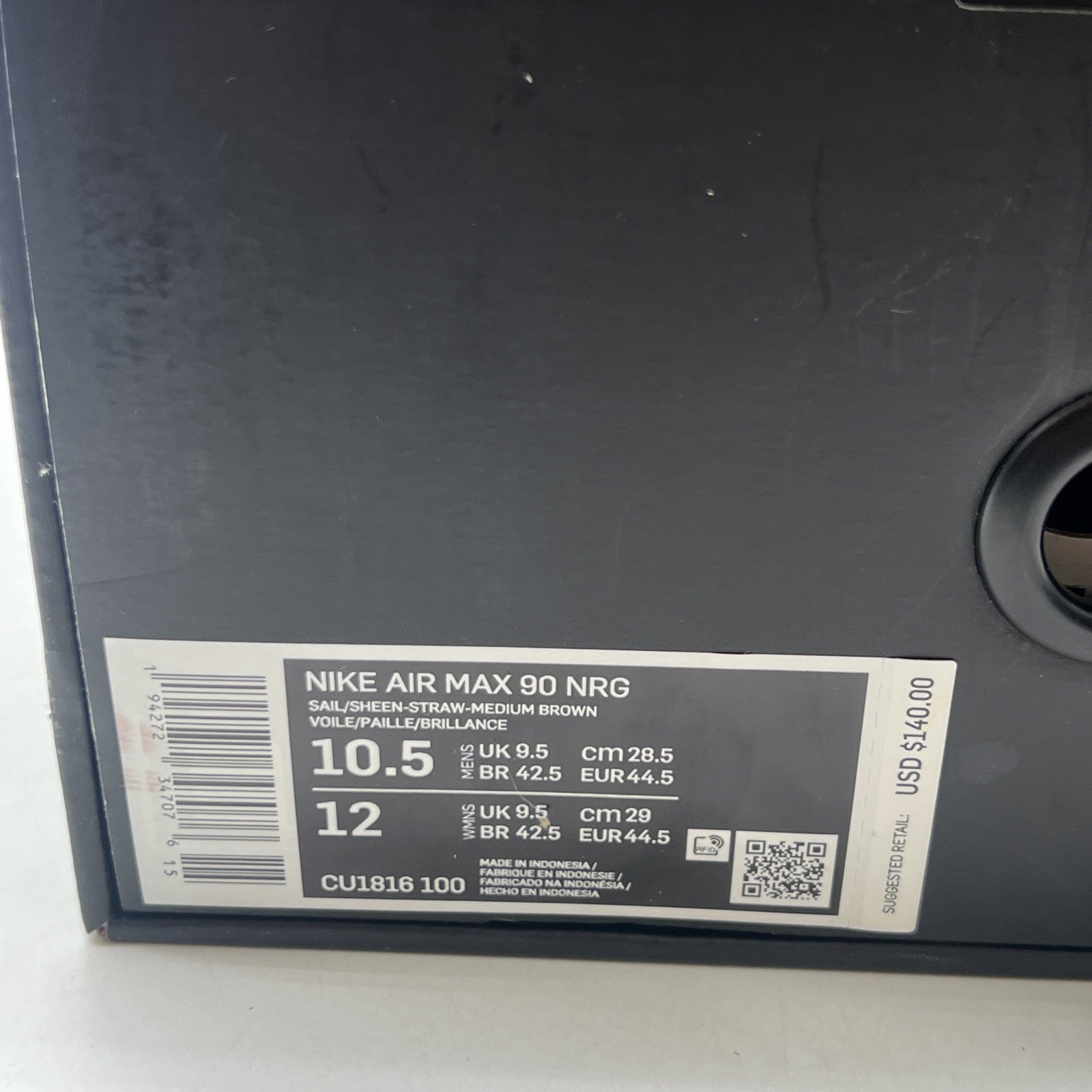 Size 10.5 - Nike DQM x Air Max 90 2021 Bacon (CU1816-100)