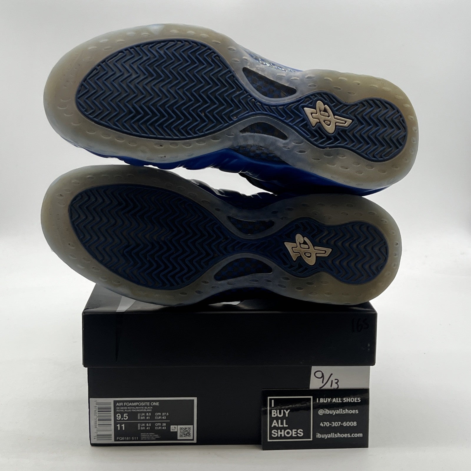 Size 9.5 - Nike Air Foamposite One 2024 Royal (FQ8181-511)