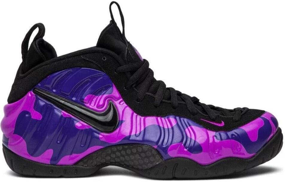 Size 9 - Nike Air Foamposite Pro Purple Camo (624041-012)