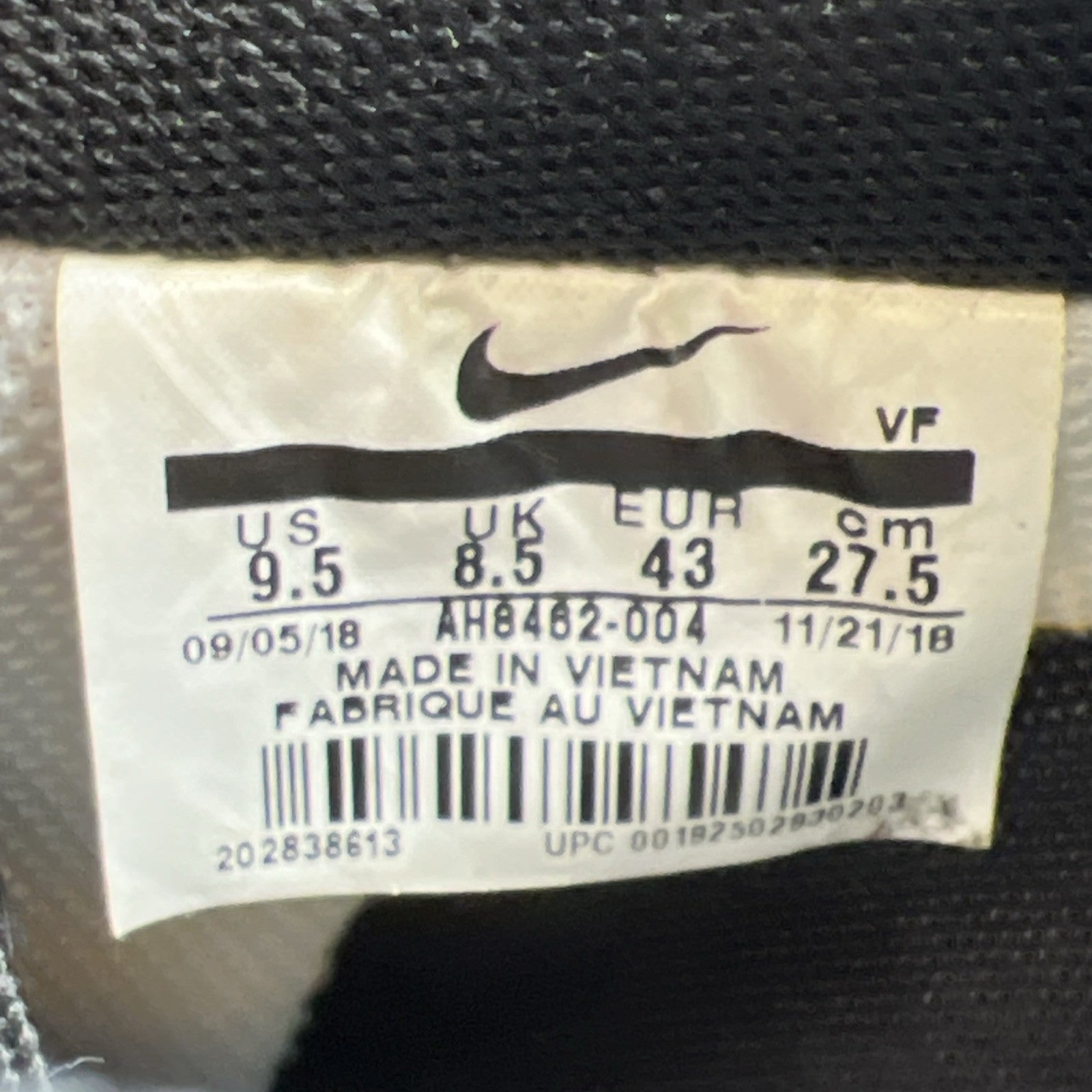 Size 9.5 - Nike Air Force 1 '07 QS Low Motorsport (AH8462-004)