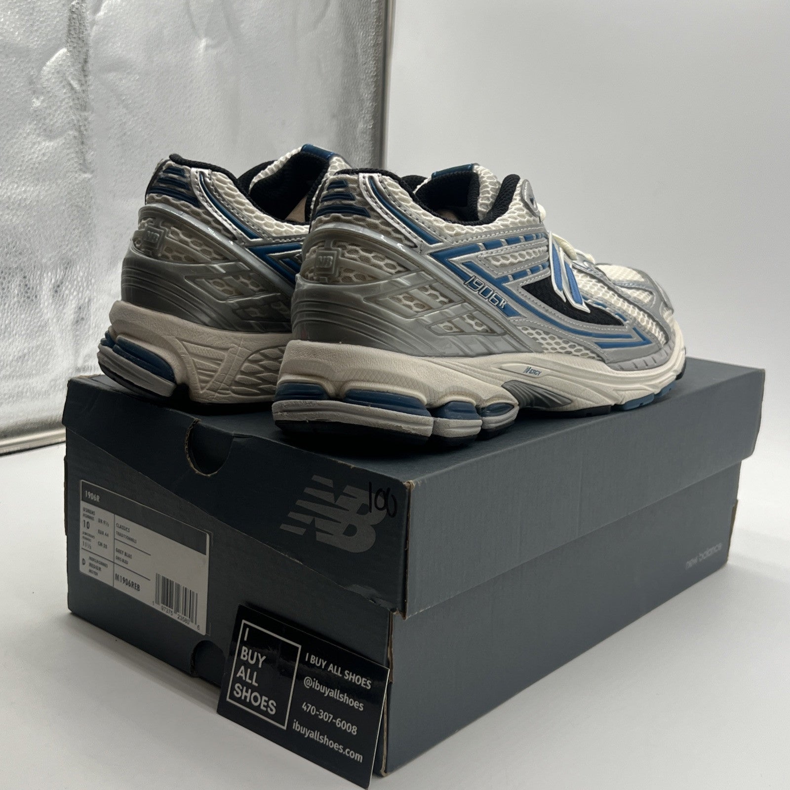 Size 10 - New Balance 1906R Silver Blue Agate (M1906REB)