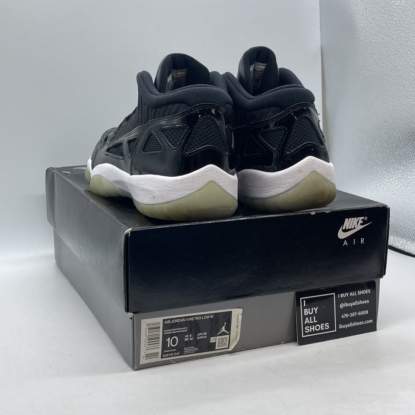 Size 10 - Air Jordan 11 Retro IE Low Space Jam Suede Leather (919712-041)