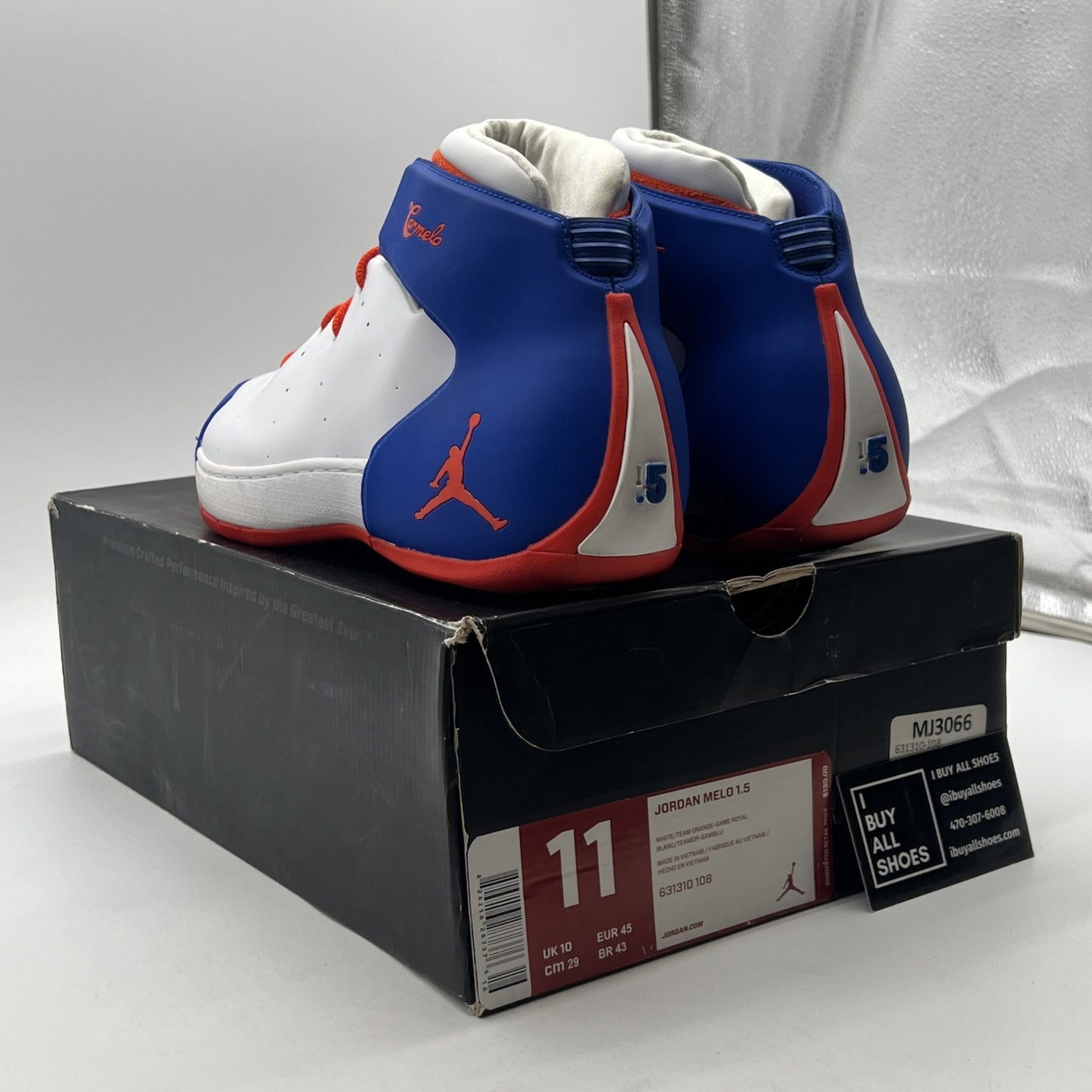 Size 11 - Jordan Melo 1.5 Knicks (631310-108)
