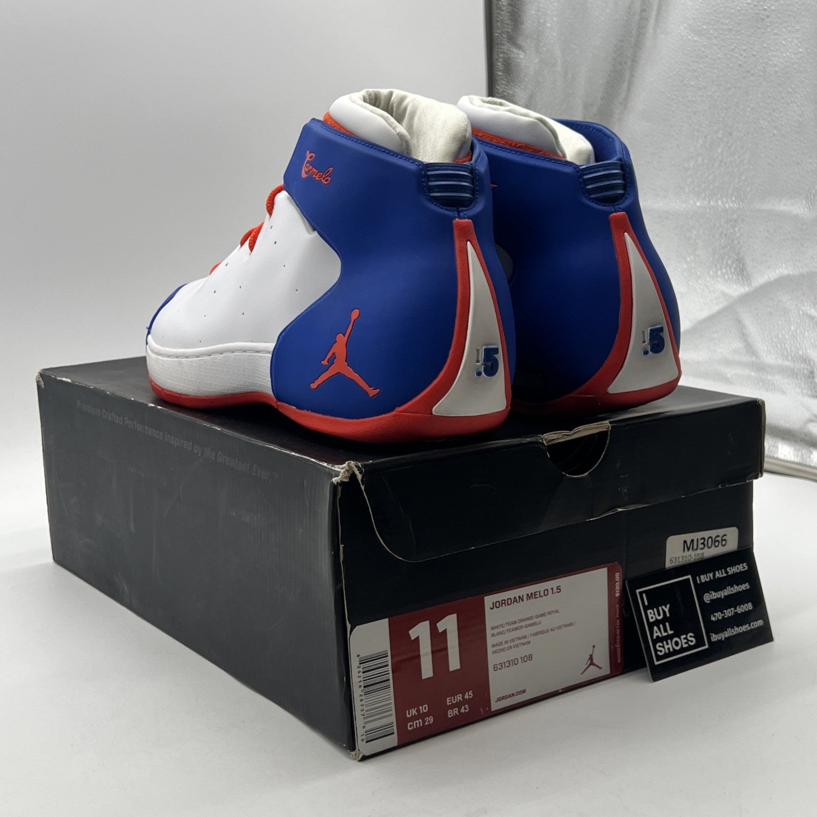 Size 11 - Jordan Melo 1.5 Knicks (631310-108)