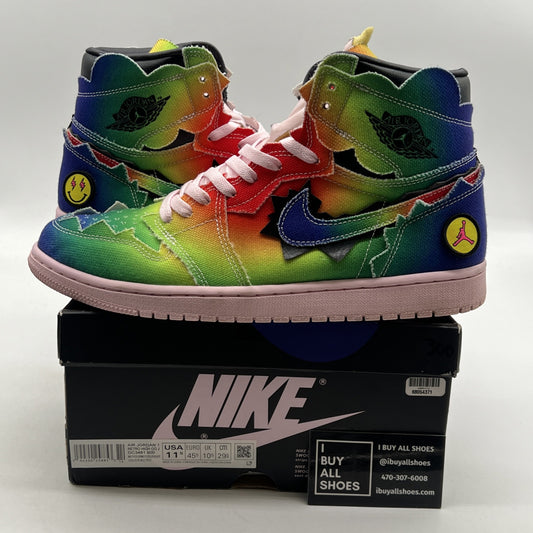Size 11.5 - Air Jordan 1 Retro OG High x J Balvin Tie Dye (DC3481-900)