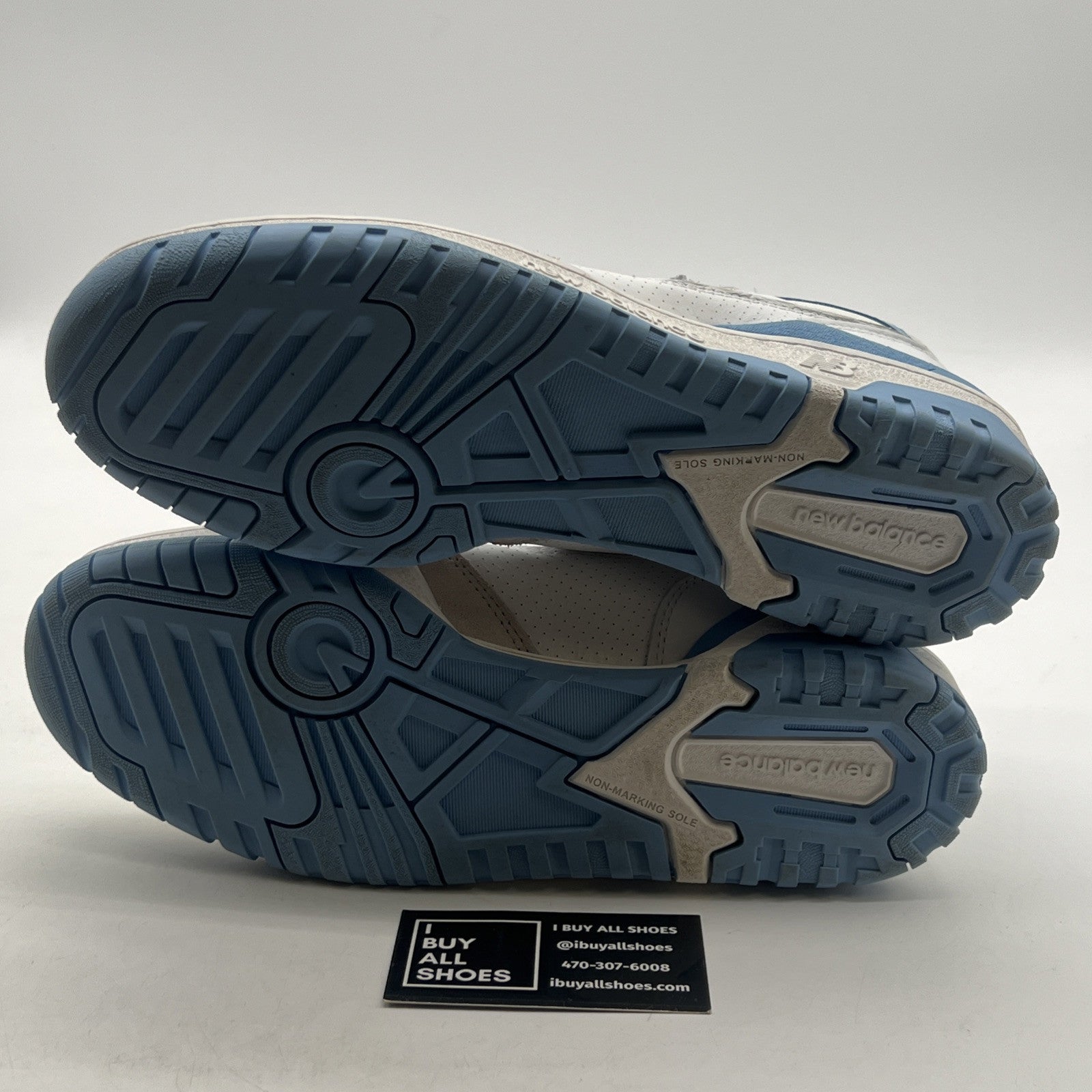 Size 10 - New Balance 550 White Blue Haze (BB550LSB)