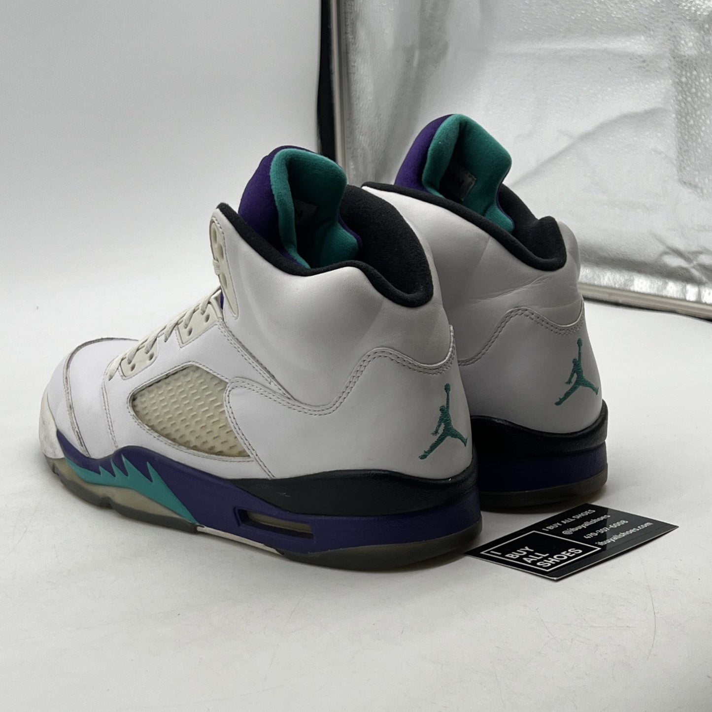 Size 9.5 - Air Jordan 5 Retro Grape 2013 (136027-108)