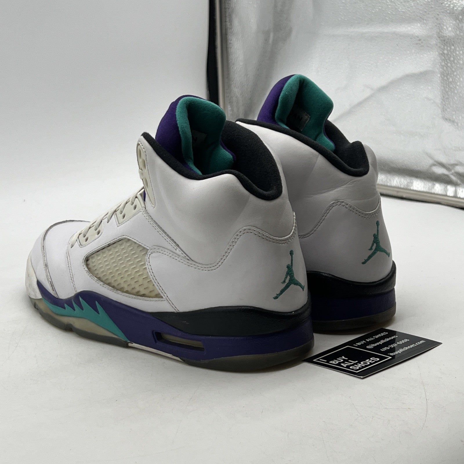 Size 9.5 - Air Jordan 5 Retro Grape 2013 (136027-108)