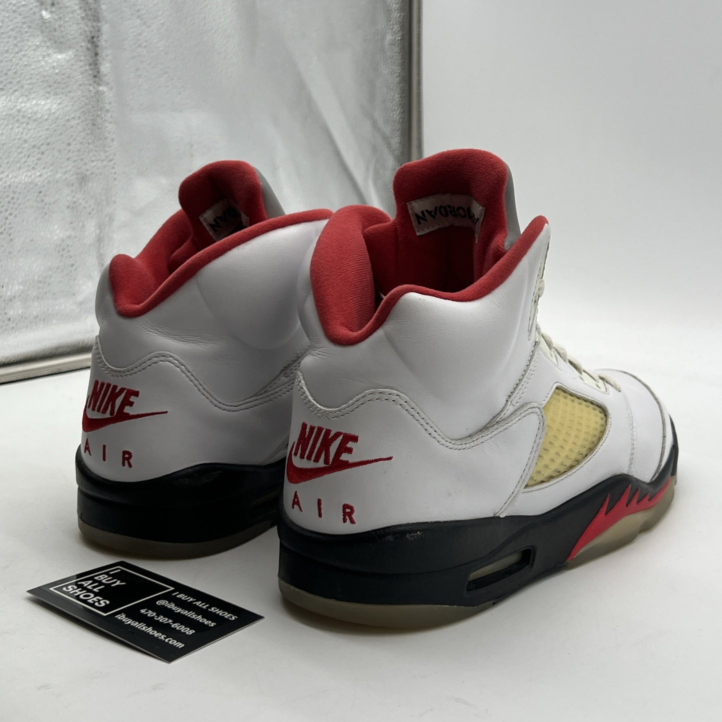 Size 10 - Air Jordan 5 Retro Mid Fire Red (136027-130)