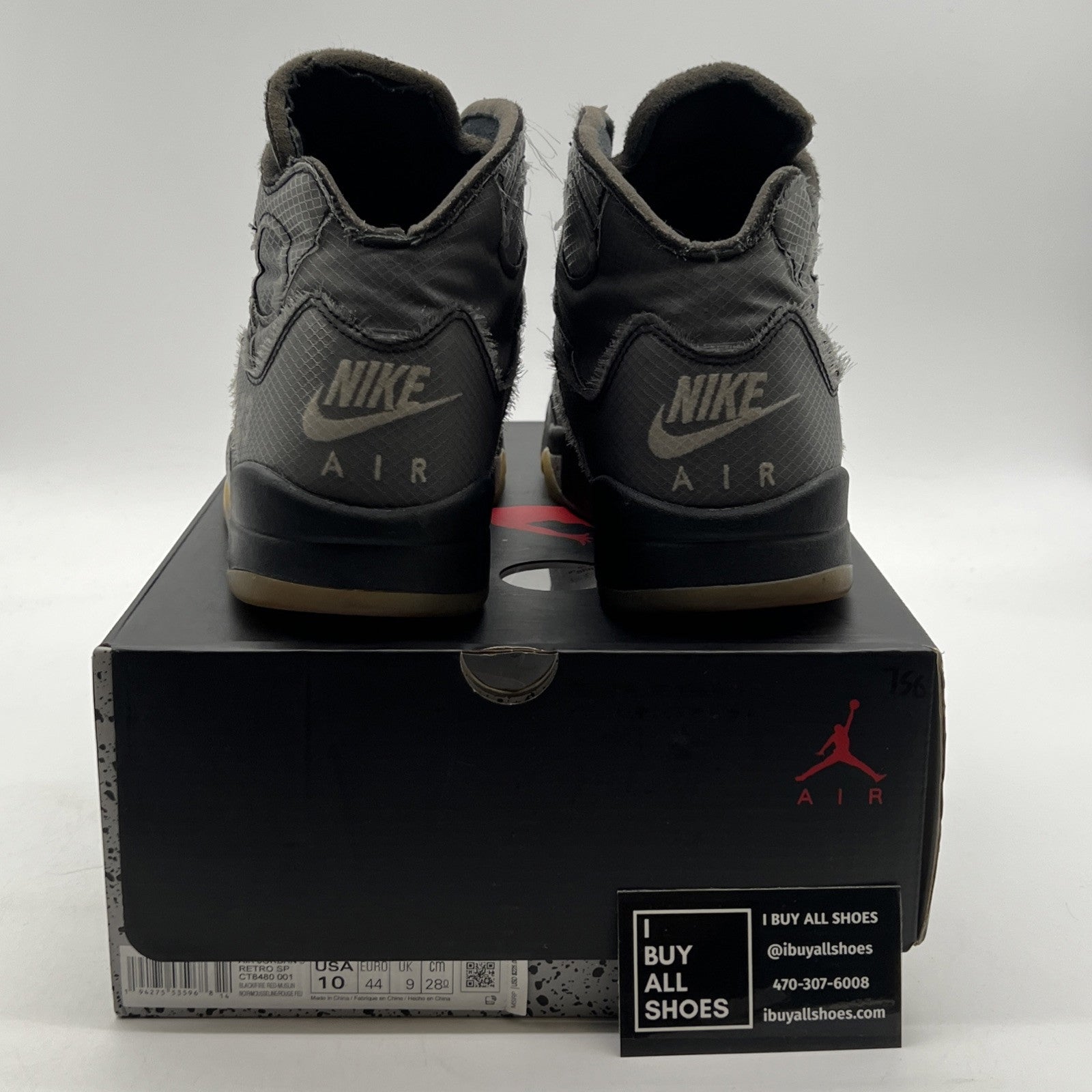 Size 10 - Air Jordan 5 Retro SP x Off-White Mid Muslin (CT8480-001)