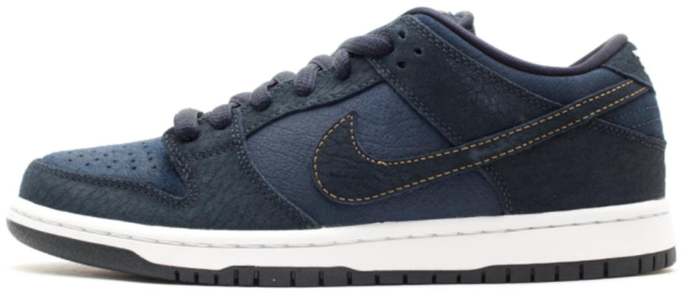 Size 9.5 - Nike Dunk Pro SB Low US Passport Blue Suede (304292-407)