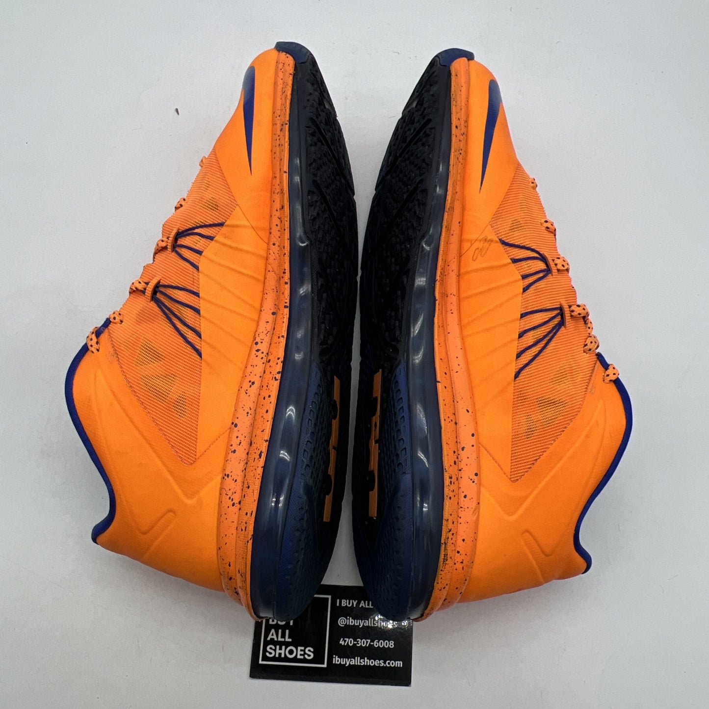 Size 11 - Nike Air Max LeBron 10 Low Knicks (579765-