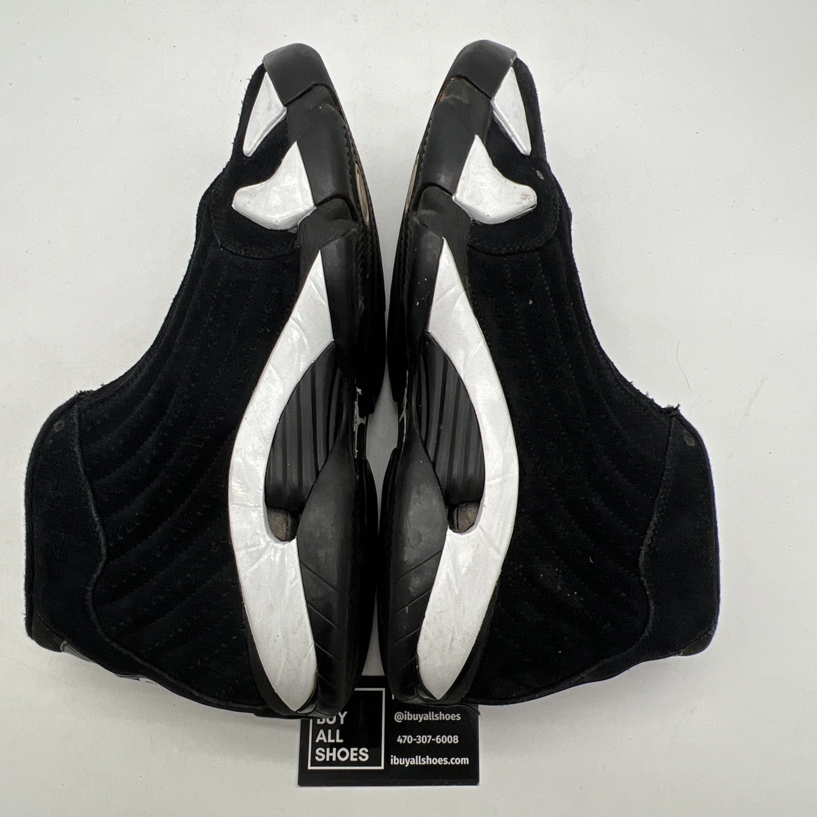 Size 11.5 - Air Jordan 14 Retro Black White (487471-016)