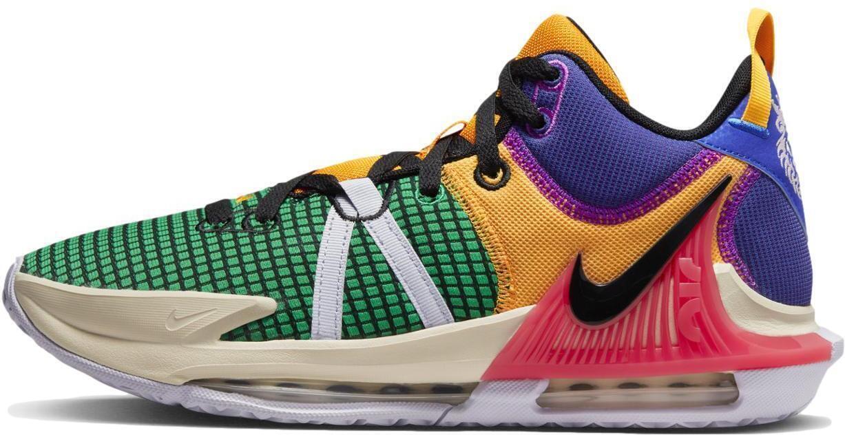 Size 11.5 - Nike LeBron Witness 7 Multi-Color Suede (DM1123-501)