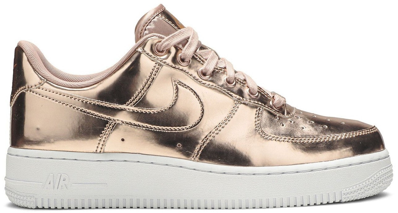 Size 13 - Nike Air Force 1 SP Metallic Rose Gold W (CQ6566-900)
