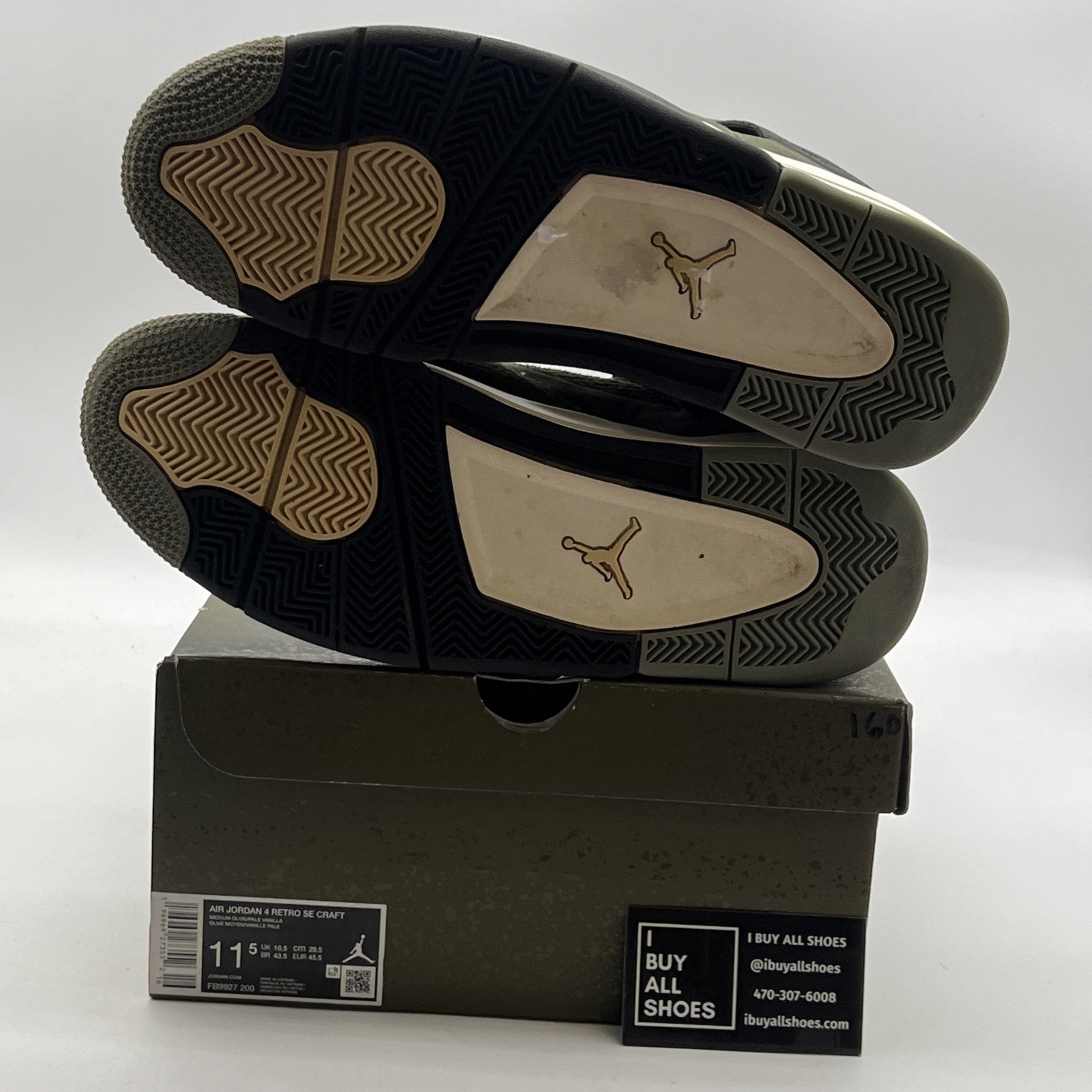 Size 11.5 - Air Jordan 4 SE Retro Low Craft - Olive (FB9927-200)