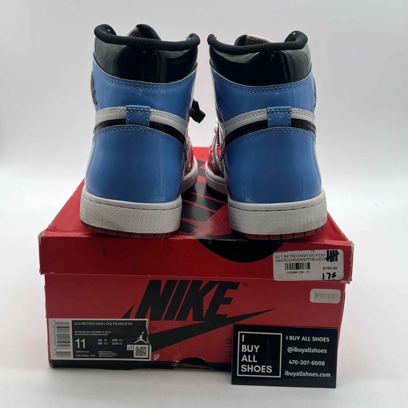 Size 11 - Air Jordan 1 Retro OG High Fearless (CK5666-100)