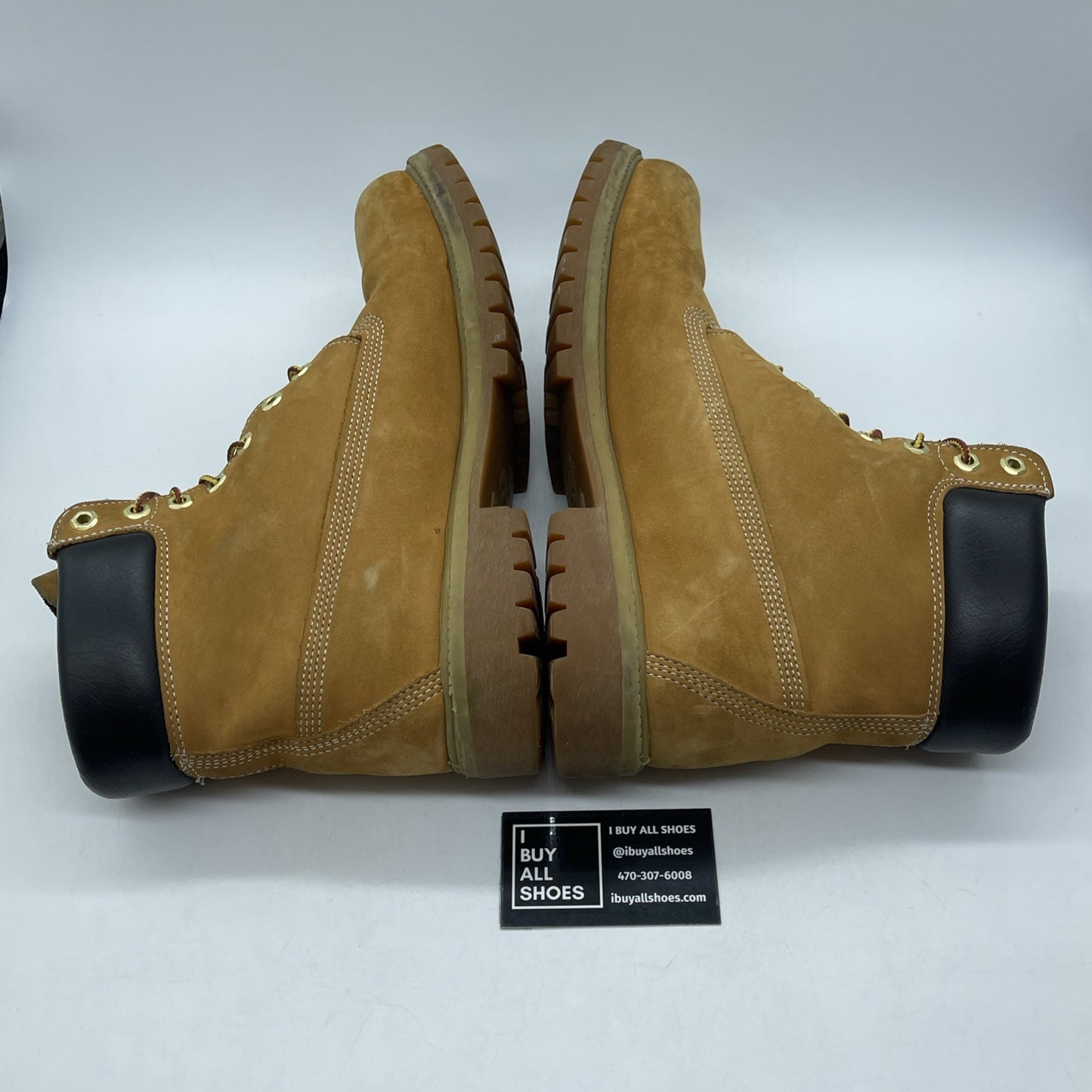 Size 11.5 - Timberland 6 Inch Basic Waterproof Boots Wheat Nubuck