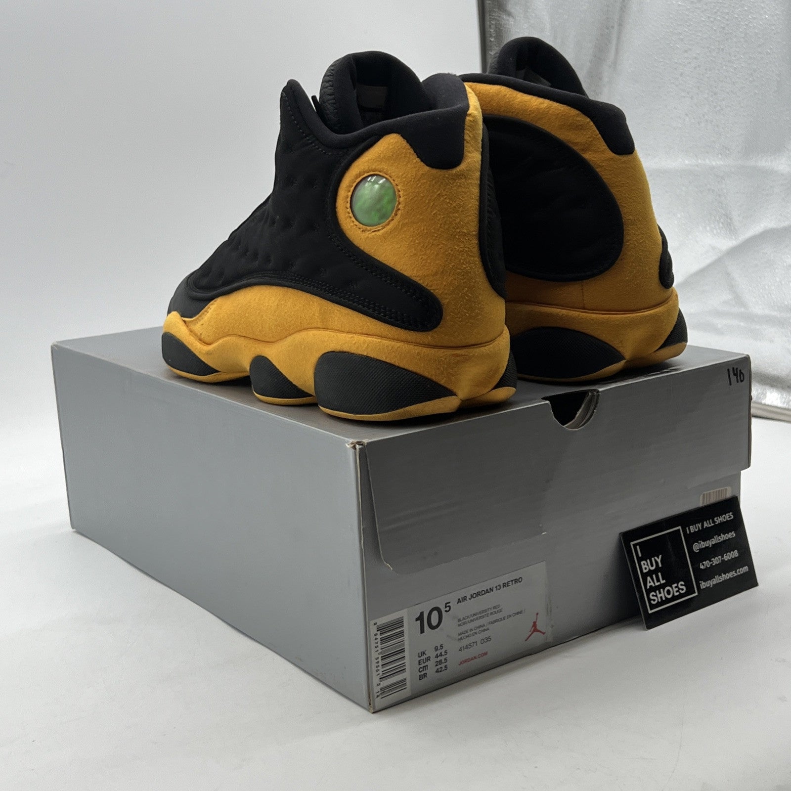 Size 10.5 - Air Jordan 13 Retro B-Grade Melo Class of 2002 (414571-035)