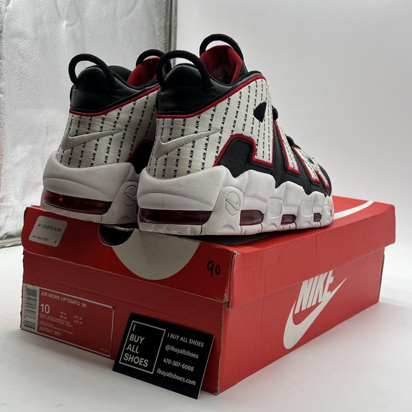 Size 10 - Nike Air More Uptempo Pinstripe (AV7947-001)