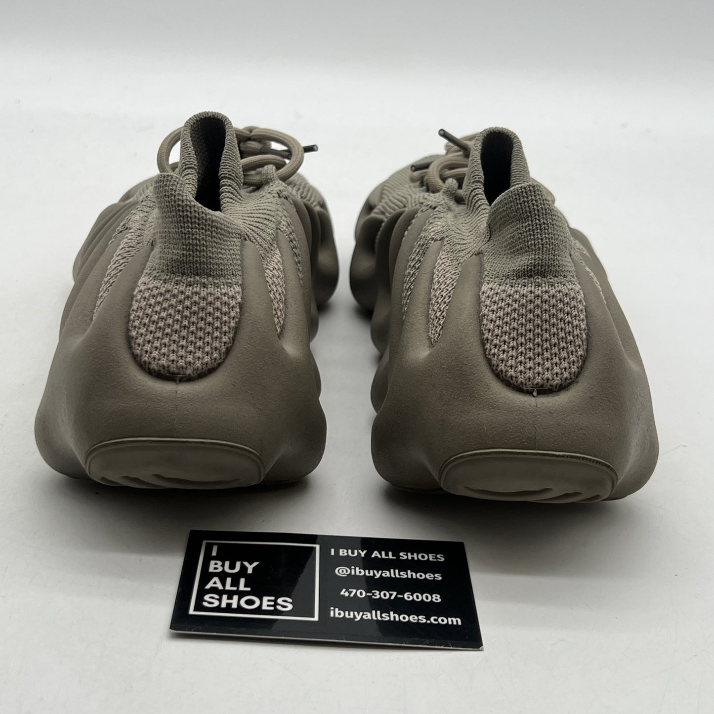 Size 10 - Adidas Yeezy 450 Stone Flax Brown Suede Rubber (ID1623)