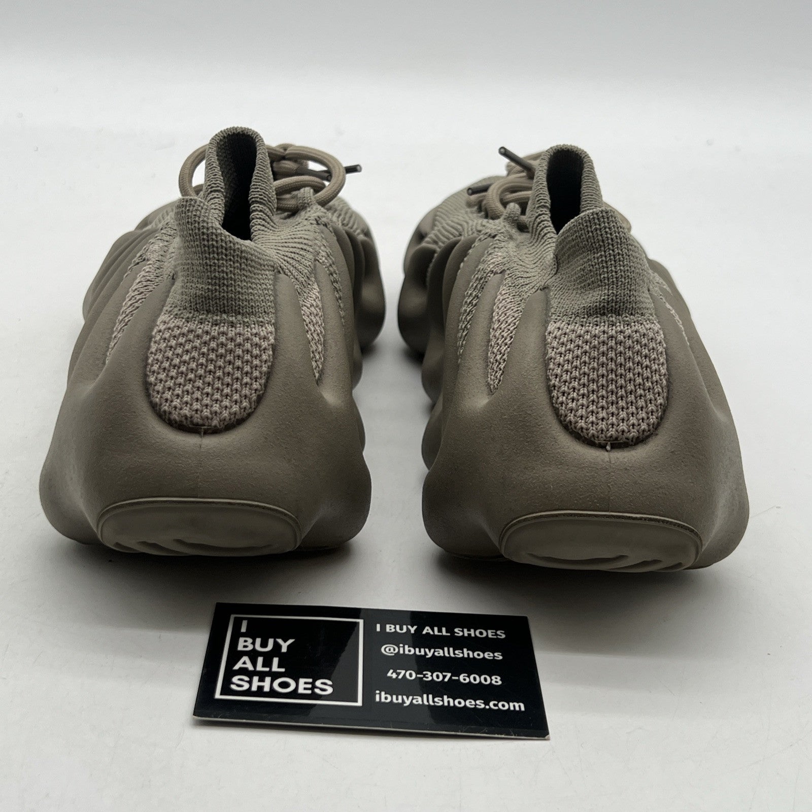 Size 10 - Adidas Yeezy 450 Stone Flax Brown Suede Rubber (ID1623)