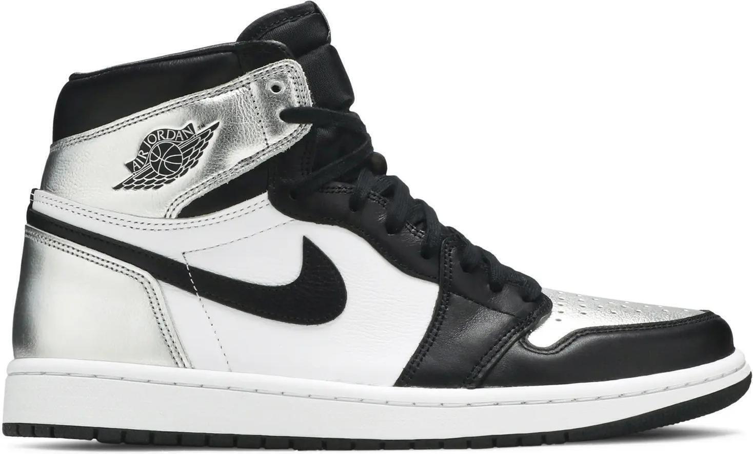 Size 9.5 - Air Jordan 1 High OG Metallic Silver (CD0461-001)
