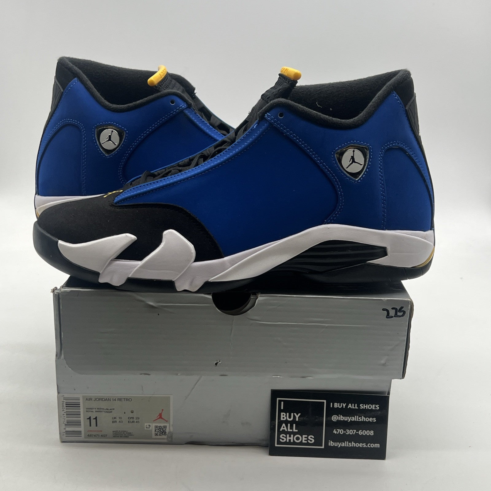 Size 11 - Air Jordan 14 Retro Laney (487471-407)