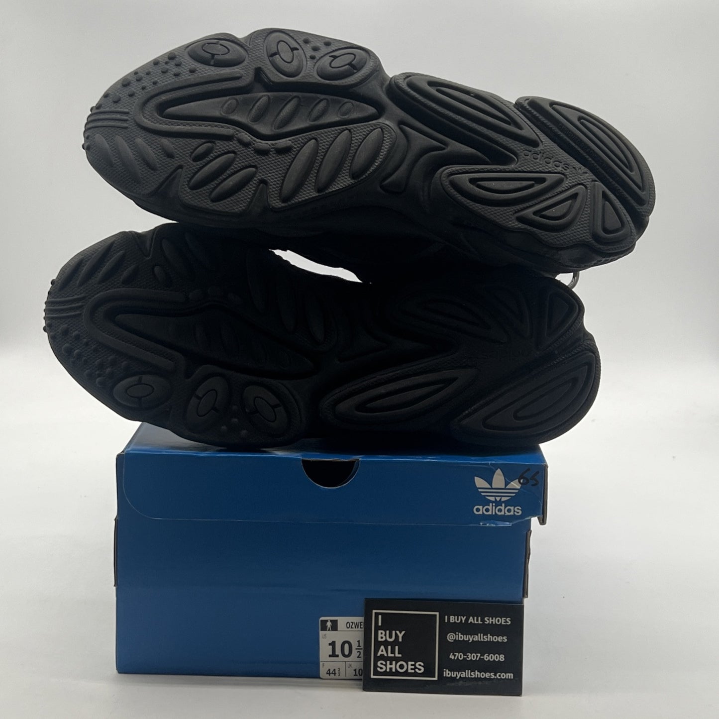Size 10.5 - adidas Ozweego Black Carbon (EE6999)