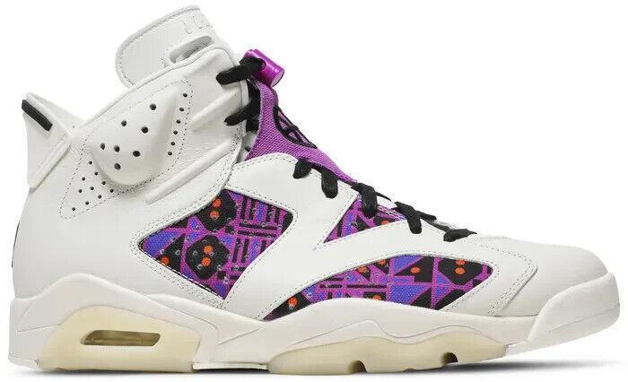 Size 10.5 - Air Jordan 6 Retro Quai 54 Purple White Suede Leather (CZ4152-101)
