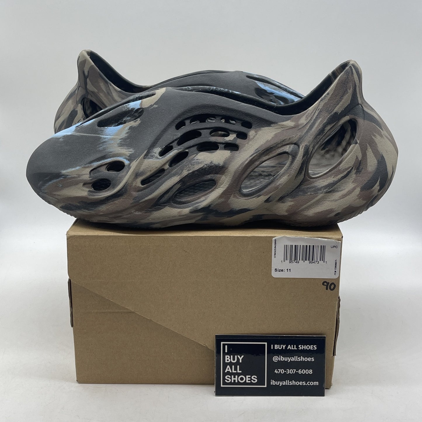 Size 11 - Foam Runner Mx Cinder Black Brown Blue Rubber (ID4126)