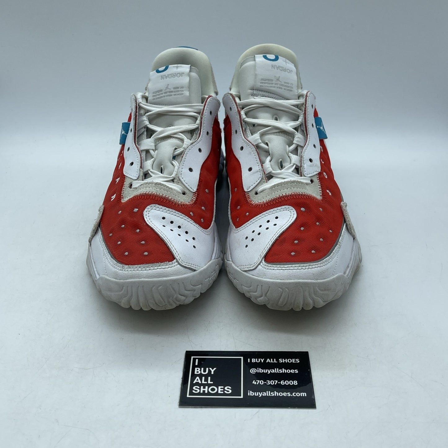 Size 10.5 - NIKE AIR JORDAN DELTA 2 CHILE RED-WHITE-GREY FOG (DC7701-100)