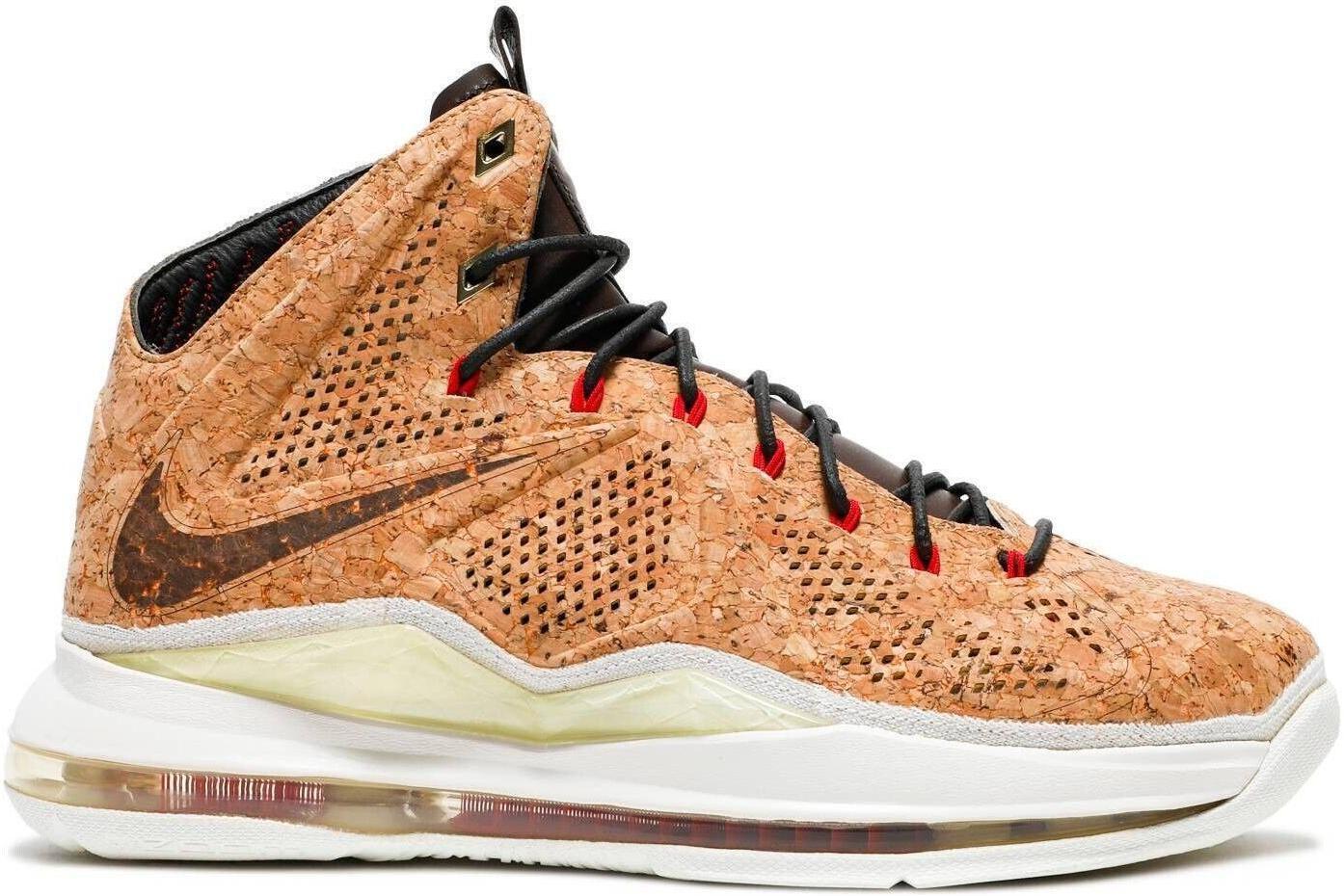 Size 9.5 - Nike LeBron 10 EXT QS Cork (580890-200)