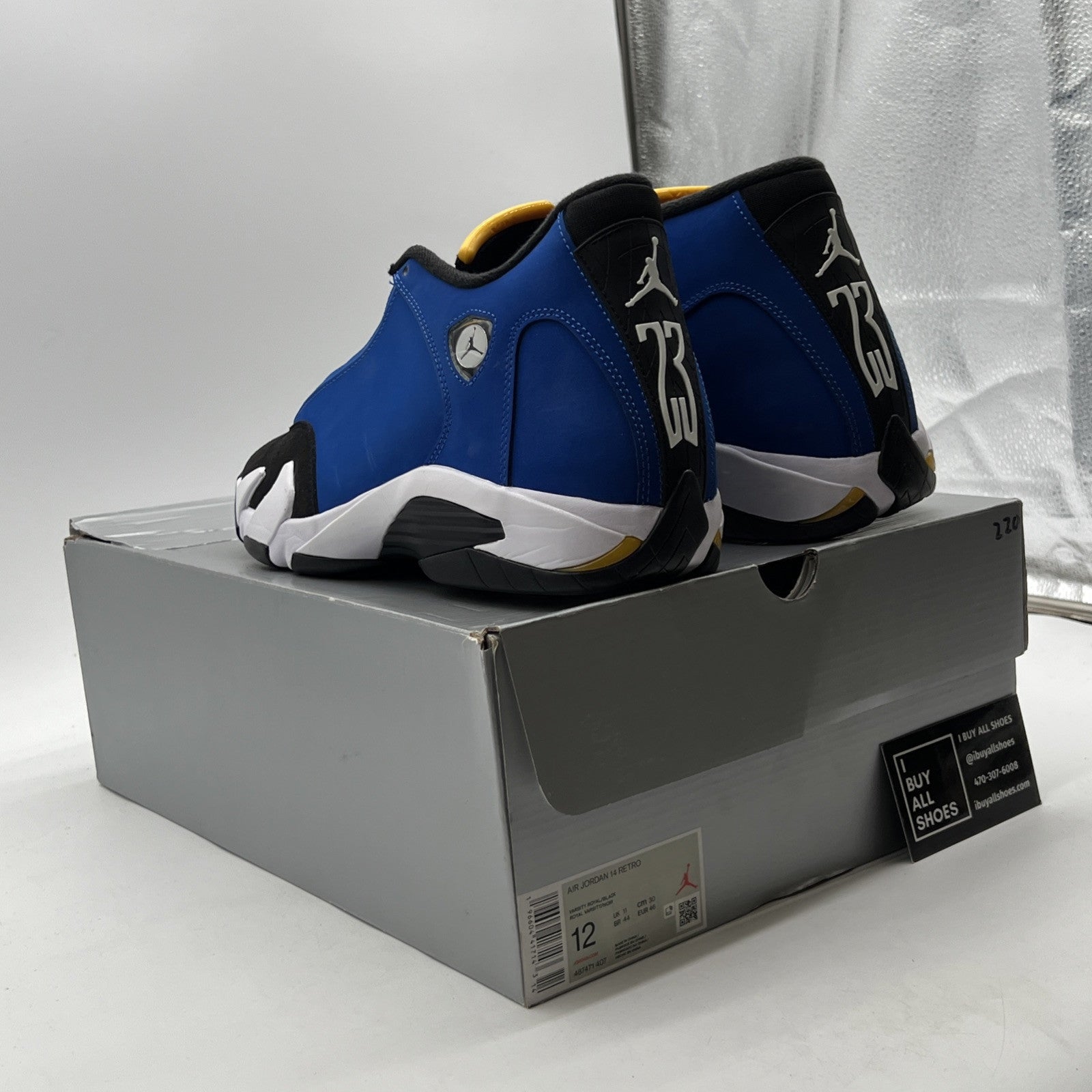 Size 12 - Air Jordan 14 Retro Laney (487471-407)