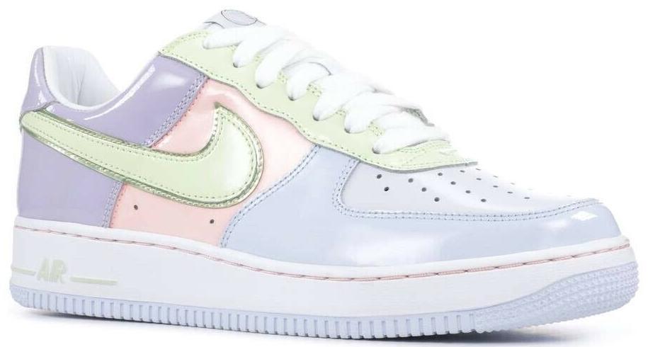 Size 10.5 - Nike Air Force 1 Easter Pink Purple White Leather (307334-531)