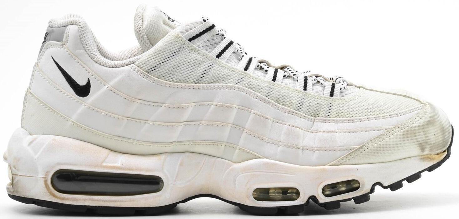 Size 10 - Nike Air Max 95 White Black (609048-109)