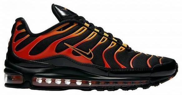 Size 10.5 - Nike Air Max 97 Plus Shock Orange Black Red Orange (AH8144-002)