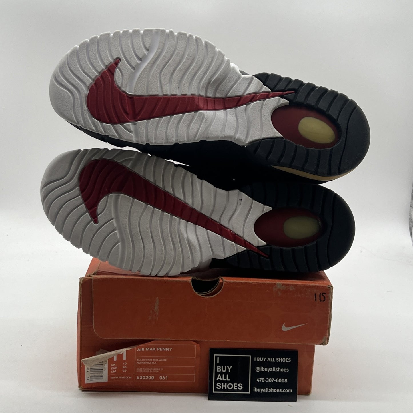 Size 11 - Nike Air Max Penny Black (630200-061)