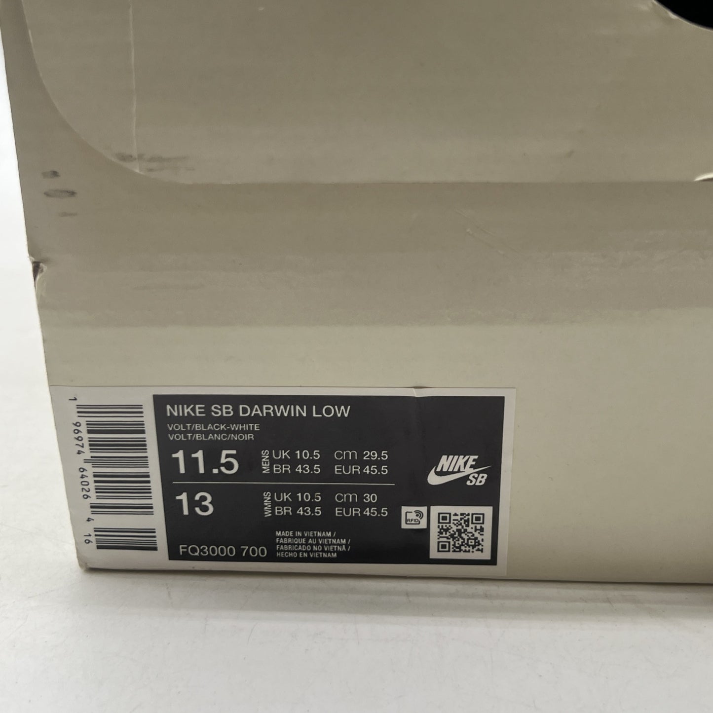 Size 11.5 - Nike Supreme x Darwin SB Low Volt (FQ3000-700)