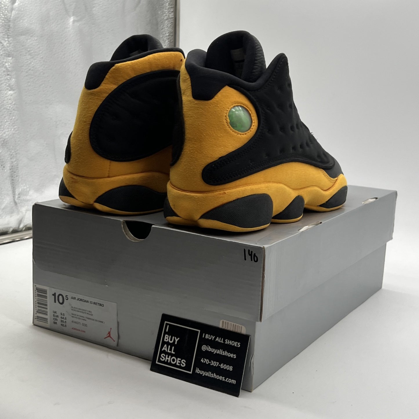 Size 10.5 - Air Jordan 13 Retro B-Grade Melo Class of 2002 (414571-035)