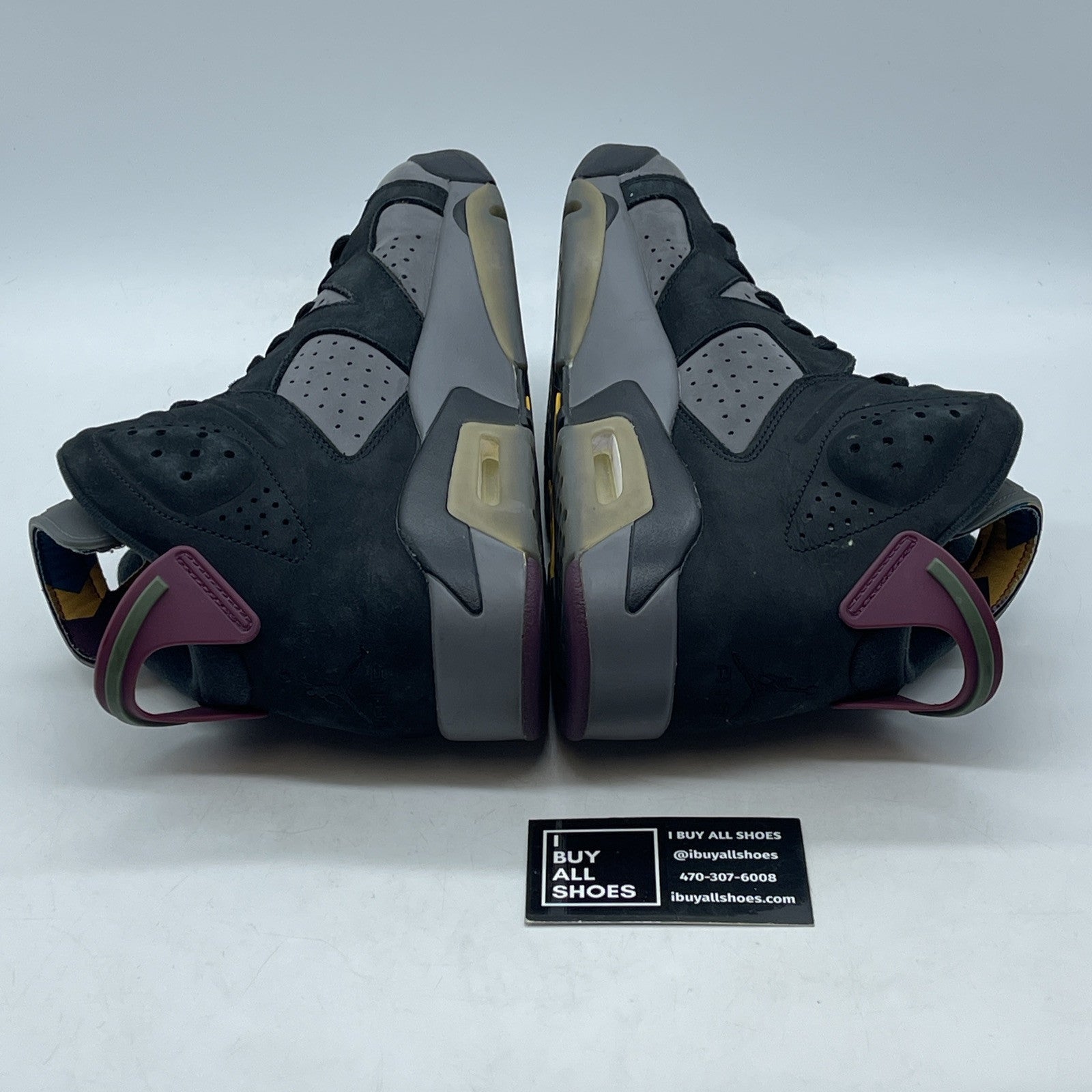 Size 10 - Jordan 6 Bordeaux Black Grey Suede (CT8529-063)