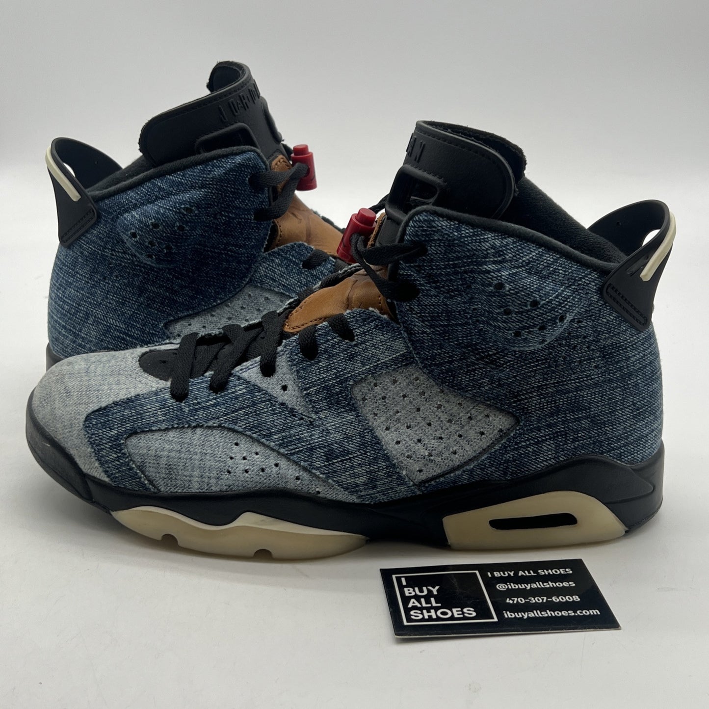 Size 10.5 - Air Jordan 6 Retro Washed Denim (CT5350-401)