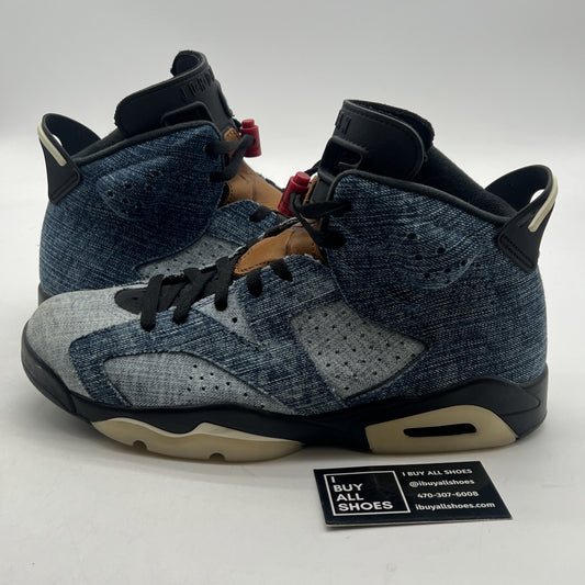 Size 10.5 - Air Jordan 6 Retro Washed Denim (CT5350-401)