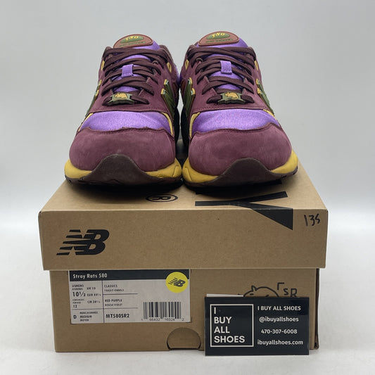 Size 10.5 - New Balance Stray Rats x 580 Tribute to 2007 - Burgundy (MT580SR2)