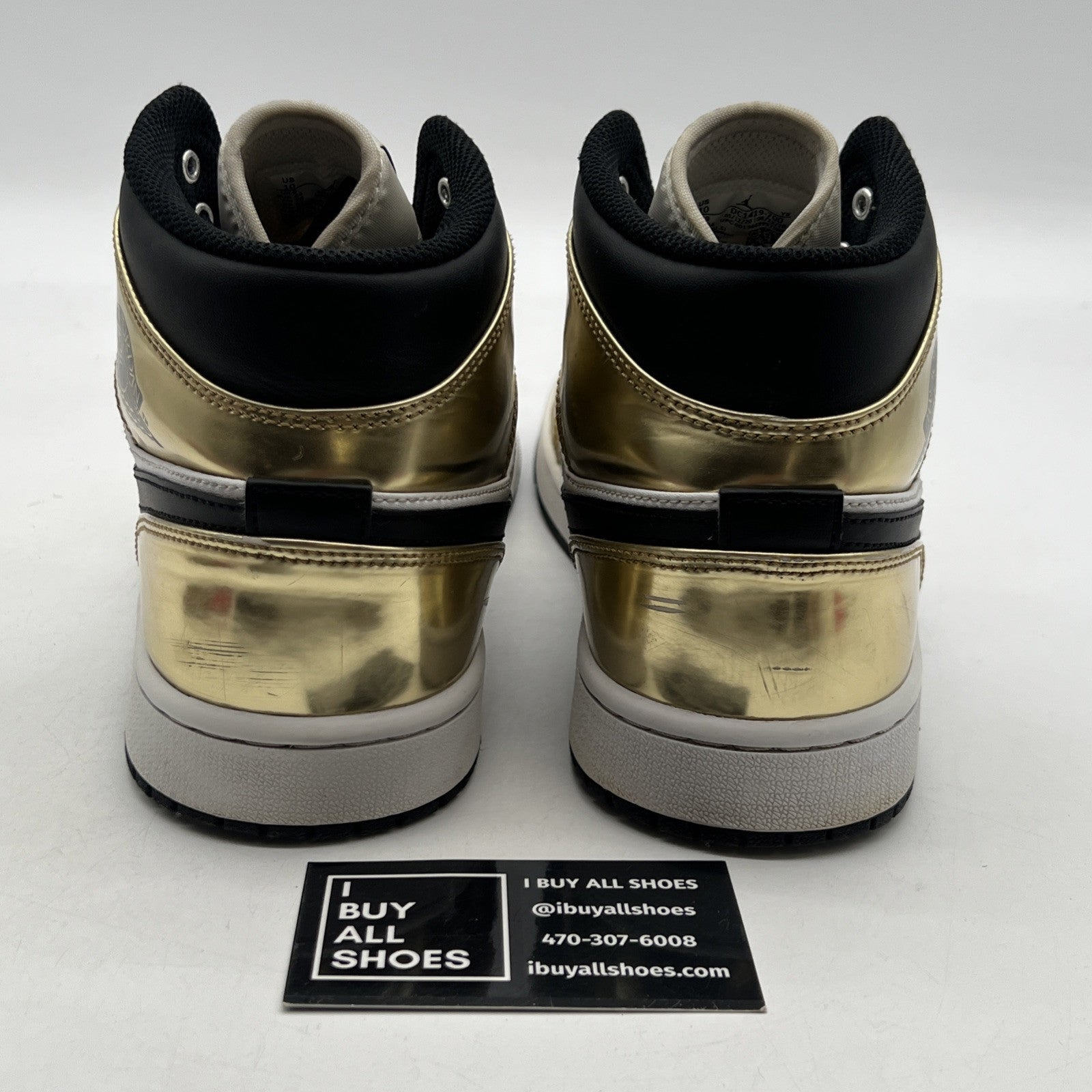 Size 10 - Air Jordan 1 Mid SE Metallic Gold 2020 (DC1419-700)