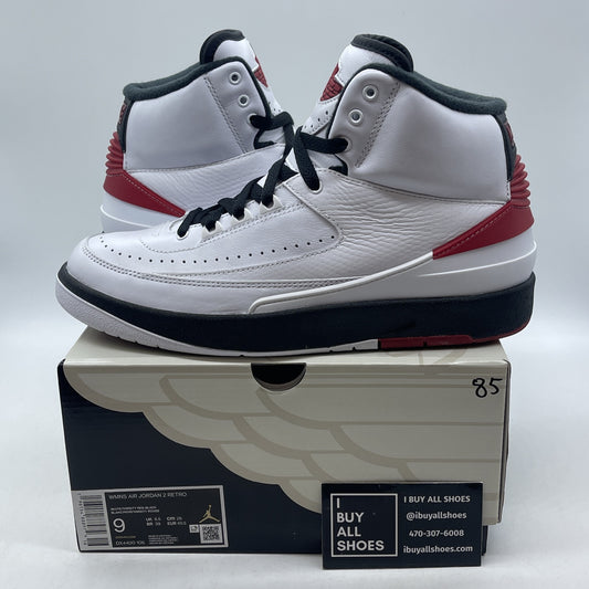 Size 9 - Wmns Air Jordan 2 Retro 2022 Chicago White Red Leather (DX4400-106)