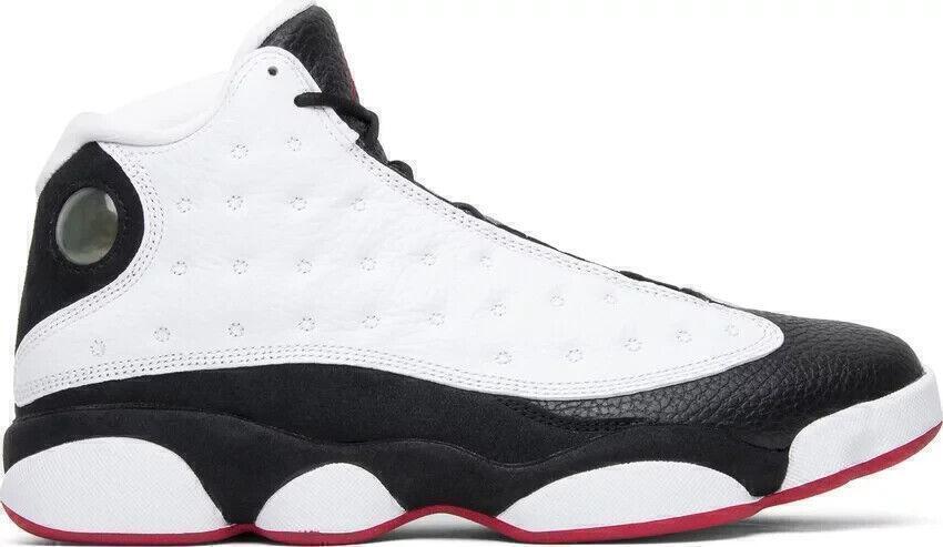 Size 9.5 - Jordan 13 Retro He Got Game 2018 White Black Suede (414571-104)